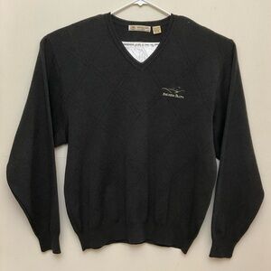 Arcadia Bluffs Golf Lk Michigan Sand Dunes Joey Rodolfo XL Sweater Wool Excellnt